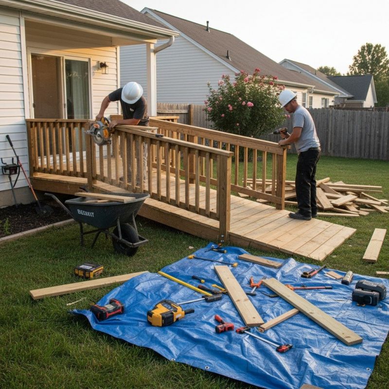 Mobility Ramp Construction in Conroe, TX