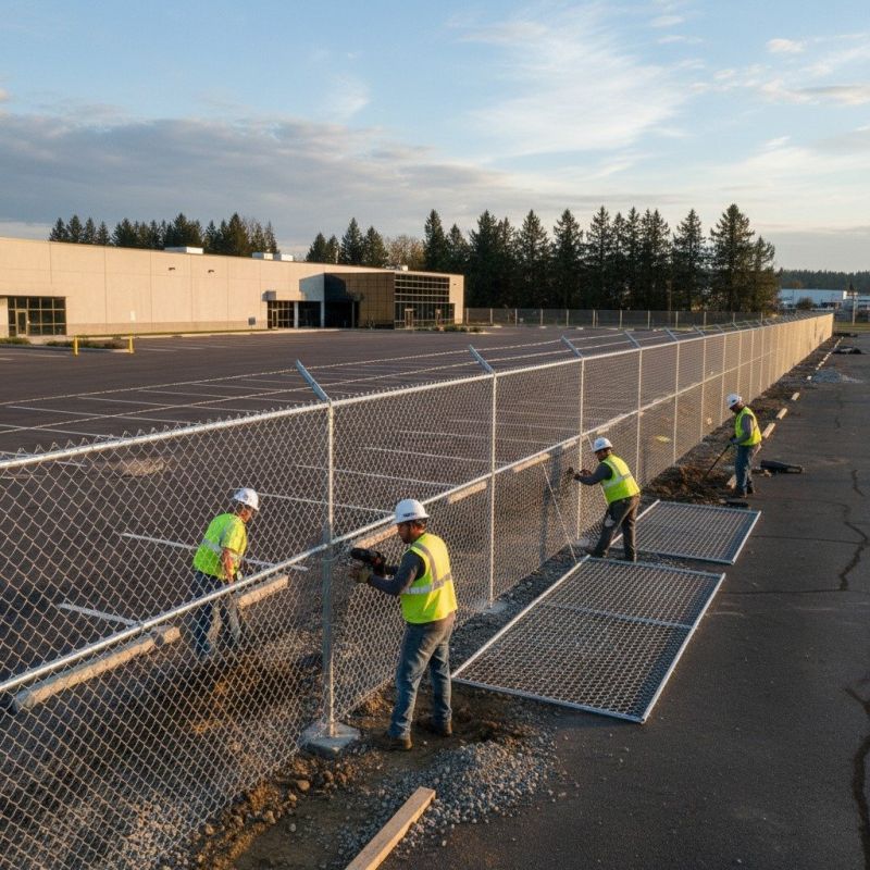 Local Chain Link Fence Installation pros at work
